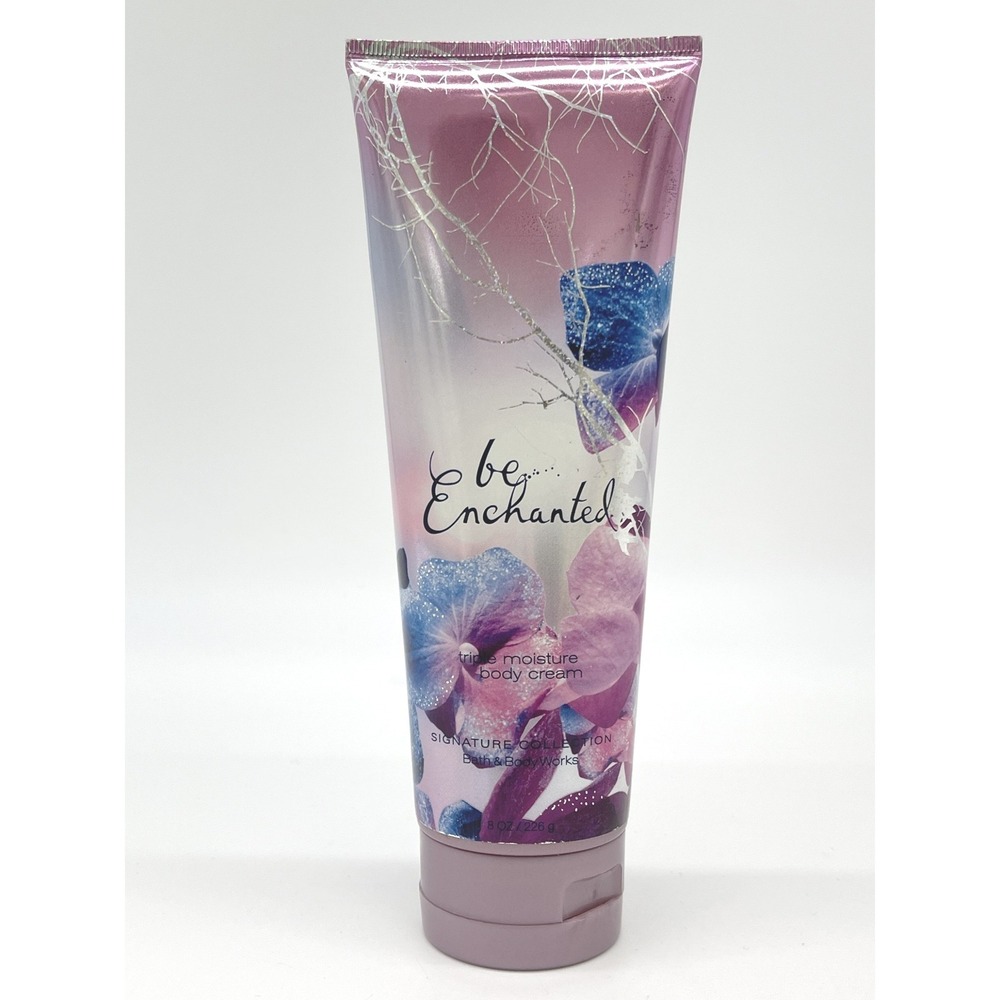 Bath Body Works Be Enchanted Body Cream 8oz Floral Sparkly Moisturizing Retired